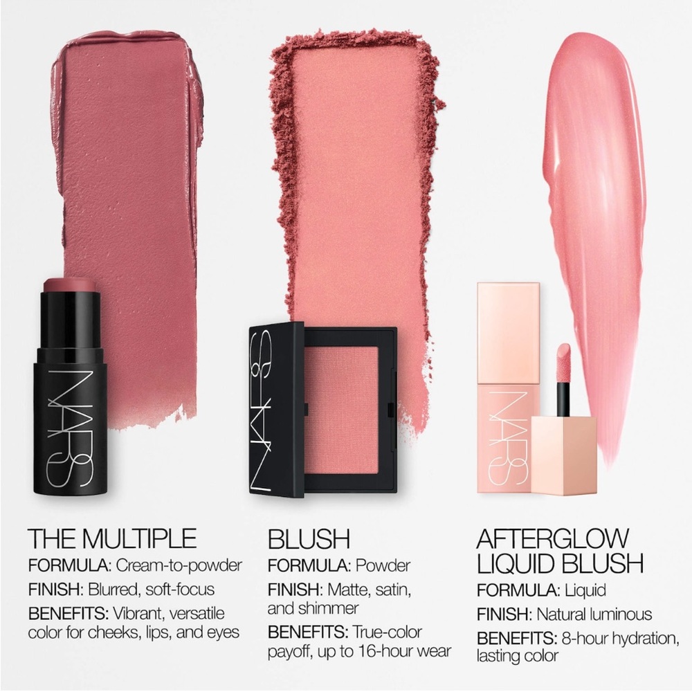 NARS💄The Multiple Soft Blur Blush Stick Lip & Cheek Color Orgasm Crave NIB - Picture 8 of 9